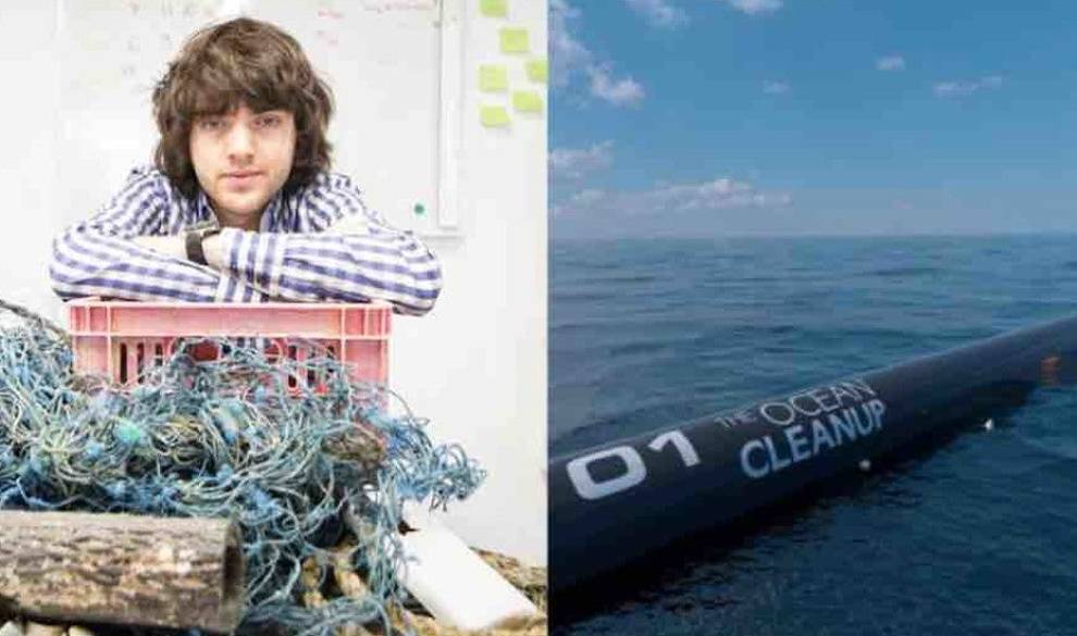 Arranca el sistema de limpieza de océano ideado por un holandés de 24 años
