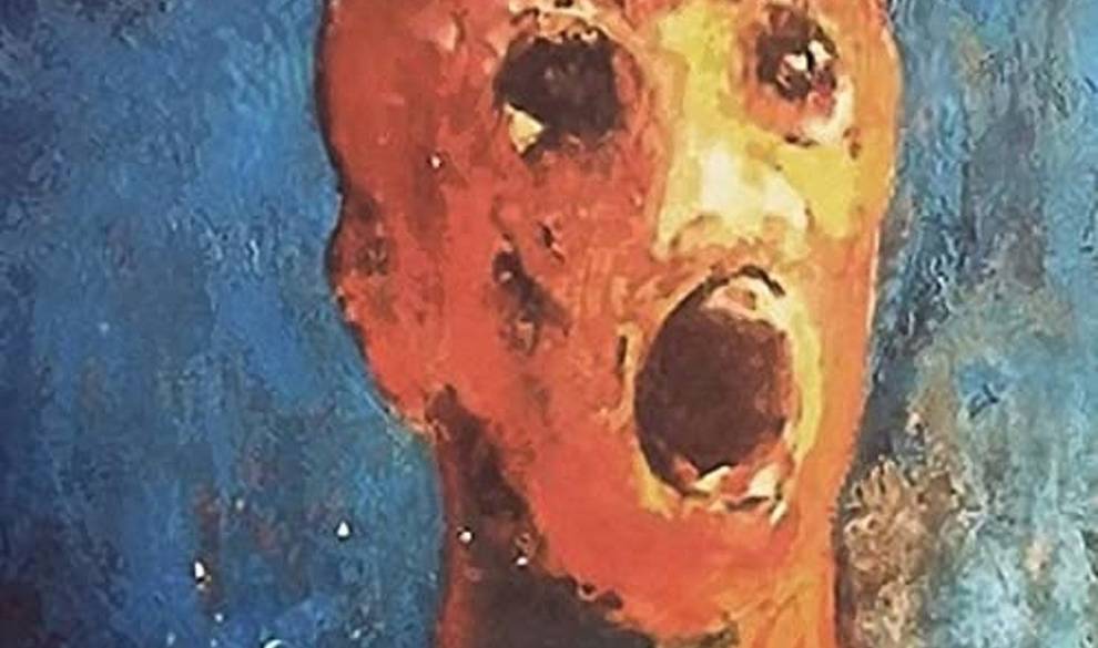 ‘The Anguished Man’: el cuadro maldito que fue pintado con sangre humana