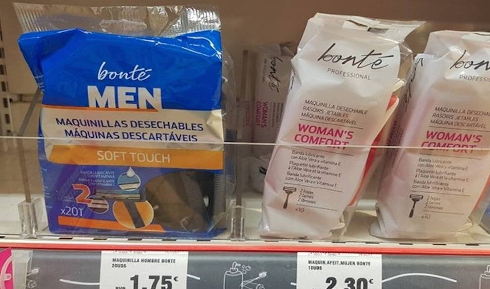 Facua denuncia que las cuchillas para mujeres son hasta un 171% más caras