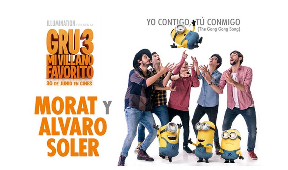 Conoce a Morat y a Álvaro Soler en la premiere de 'Gru 3. Mi villano favorito'