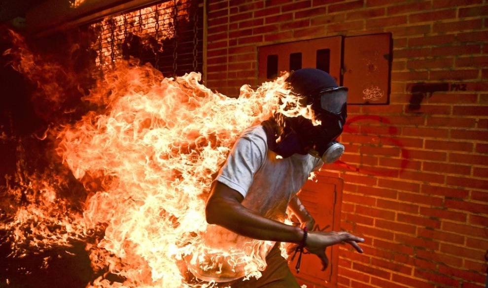 La imagen de la desesperación en Venezuela premiada con el World Press Photo 2018