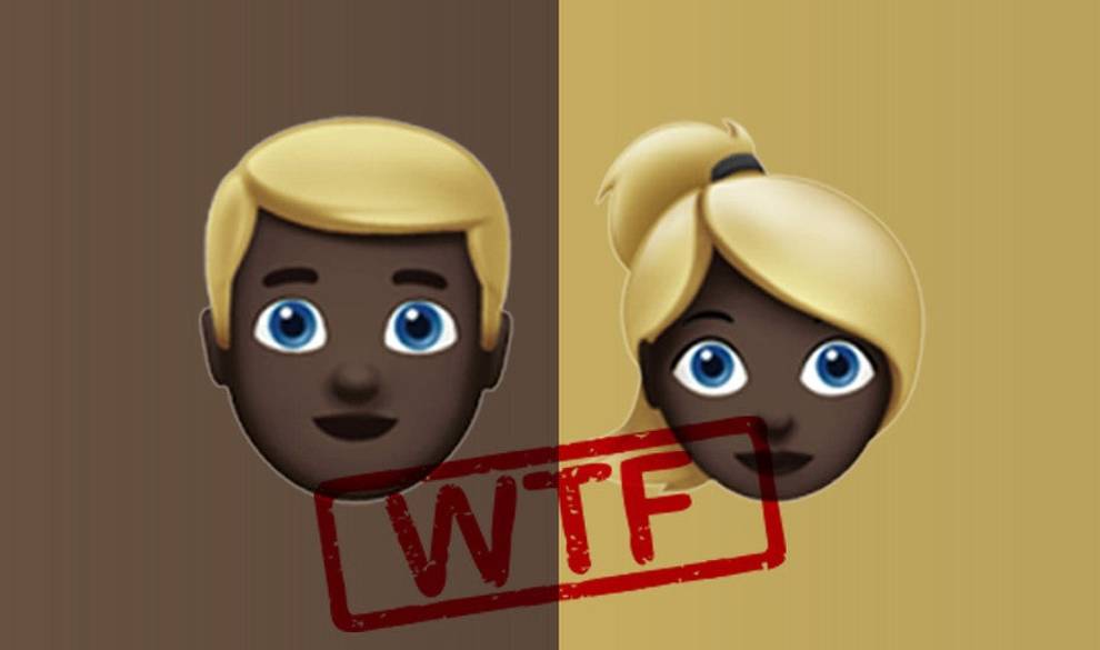 Por qué nadie está hablando de los emoticonos rubios negros del WhatsApp