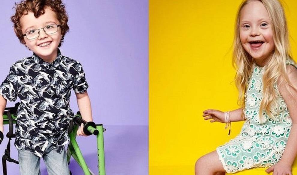 Modelos infantiles con discapacidad protagonizan la última campaña de River Island