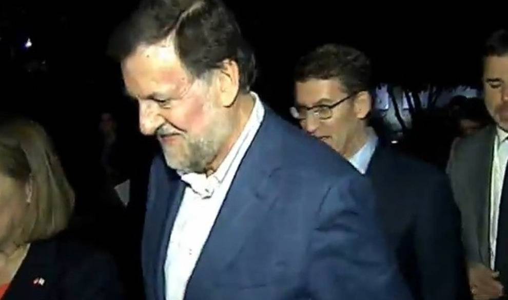 Rajoy agredido por un menor de 17 años en Pontevedra