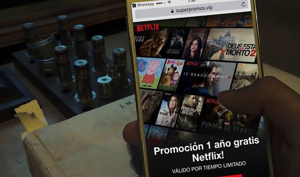 Si te regalan una cuenta premium de Netflix por Whatsapp, no piques: es una estafa