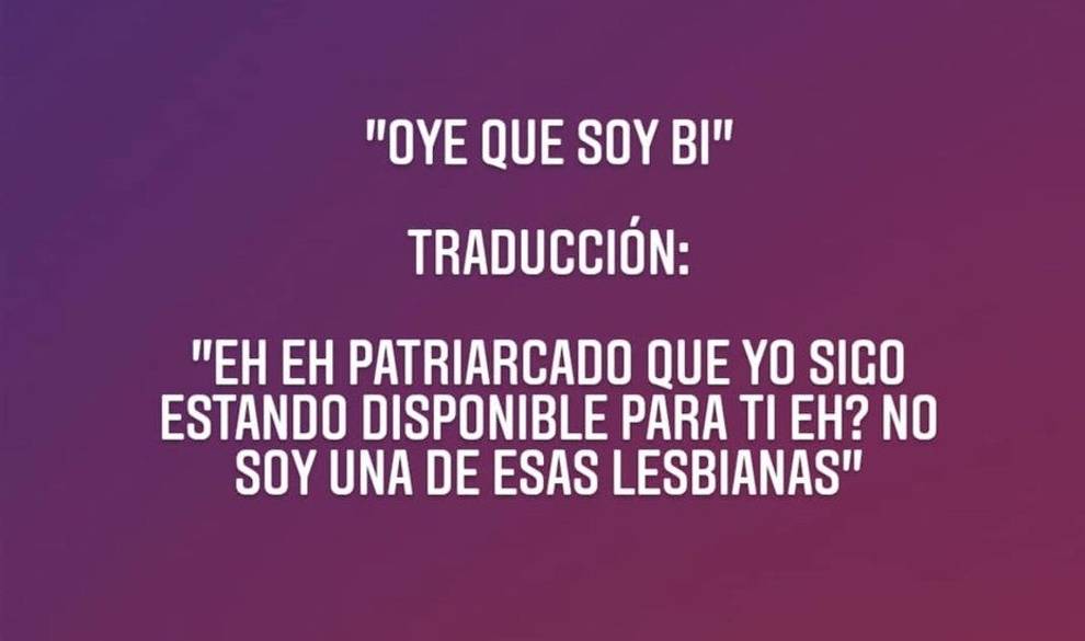 Las bisexuales no se están vendiendo al opresor, aunque Feminista Ilustrada lo diga