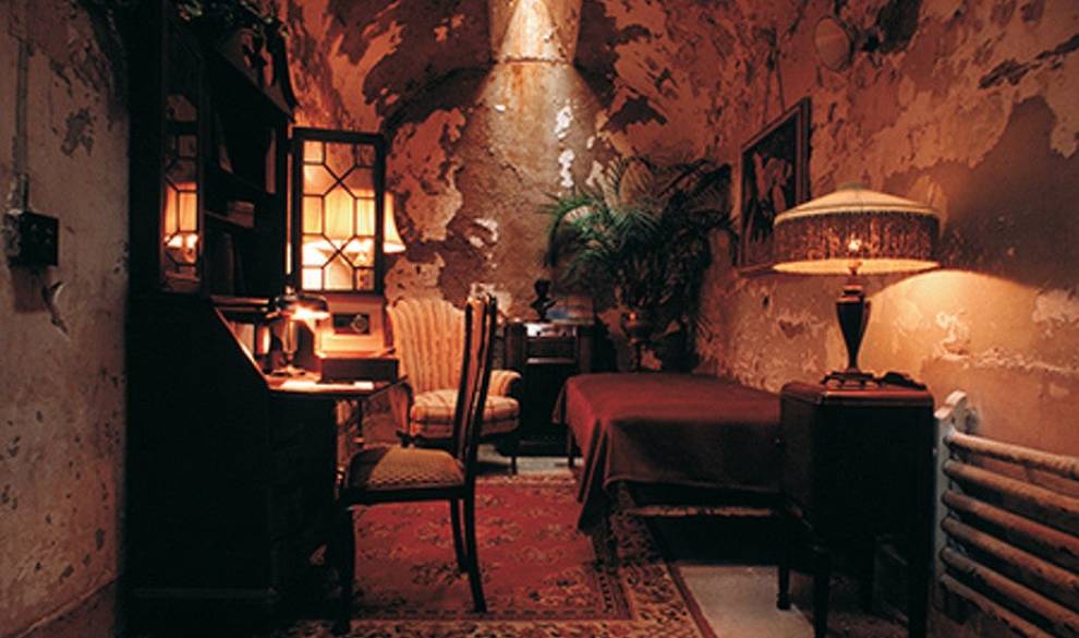 Viaja al interior de la celda de Al Capone, el mayor gangster de la historia