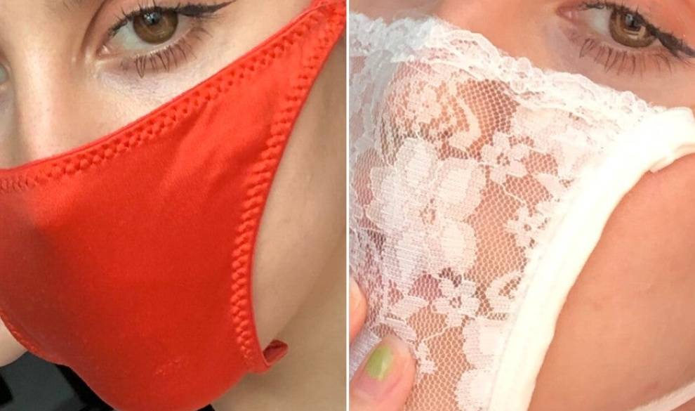 El proyecto que hace mascarillas con bragas usadas para reivindicar el aborto