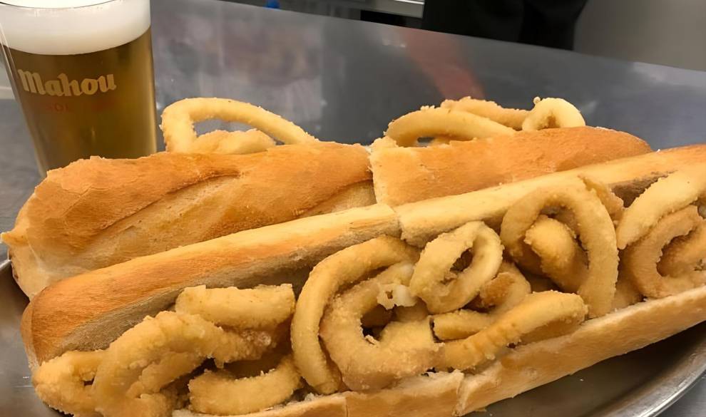 Así es el bocata de calamares más bueno de Madrid