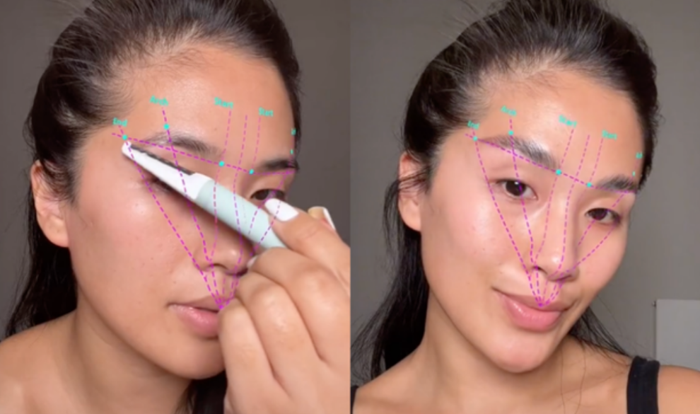 El filtro de Tiktok que te aconseja cómo debes llevar las cejas para potenciar tu rostro